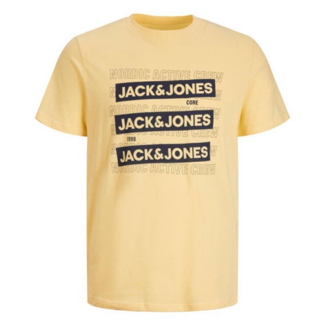 Jack&Jones Tričko 12235249 Žltá Standard Fit Jack & Jones