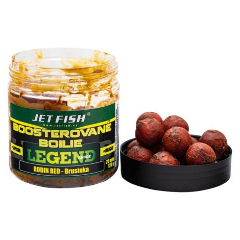 Jet fish boosterované boilie legend range robin red brusnica 250 ml - 20 mm