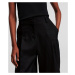 Nohavice Karl Lagerfeld Wide Leg Day Pants Black