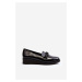 Dámské lakované boty Loafers Black Polike 41