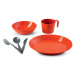 Tanier GSI Outdoors Cascadian 1 Person Table Set Farba: oranžová