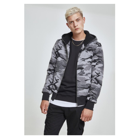 Camo Zip Jacket darkcamo Urban Classics