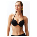 Trendyol Black Balconet Push Up Bikini Top