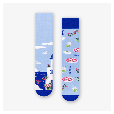 Socks Santorini 078-A063 Blue Blue More