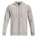 Mikina Under Armour Essential Fleece Fz Hood Ghost Gray Medium Heather