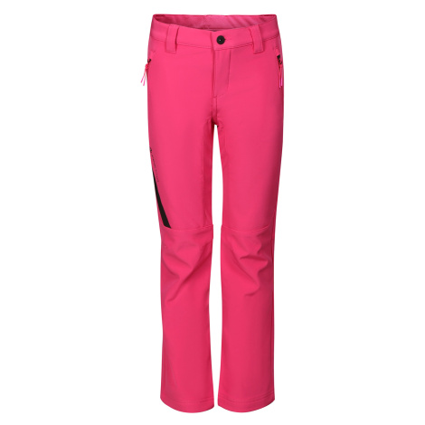 Children's softshell pants ALPINE PRO HURFO cabaret