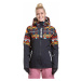 Meatfly Kirsten Womens SNB and Ski Jacket Black Lyžiarska bunda