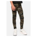 Girls' camouflage leggings, wooden camouflage