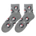 Bratex 2988 X-Mass Socks Women's 36-41 grey melange d-033
