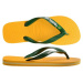 HAVAIANAS BRASIL LOGO Unisex žabky, žltá, veľkosť 39/40