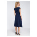 Made Of Emotion Dress M296 Navy Blue