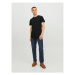 Jack&Jones Tričko Jjenoa 12113648 Čierna Long Line Fit