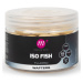 Mainline vyvážené boilie fluoro wafters iso fish 150 ml 15 mm - white