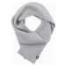 Ombre Men's monochrome ribbed knit scarf - grey