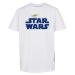 Children's T-shirt with blue Star Wars logo white