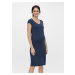 Modré tehotenské púzdrové šaty Mama.licious Elnora