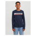 Jack&Jones Junior Blúzka 12245919 Tmavomodrá Regular Fit