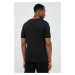 Bavlnené tričko Fila 2-pak Brod čierna farba, jednofarebné, FAM0083
