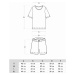 Yoclub Dámske krátke bavlnené pyžamo PIA-0024K-A110 Viacfarebné