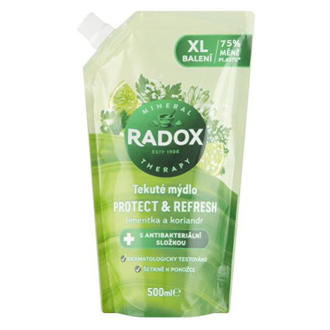 Radox Tekuté mydlo s náhradnou náplňou s antibakteriálnou zložkou Protect + Refresh 500 ml