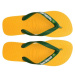 HAVAIANAS BRASIL LOGO Unisex žabky, žltá, veľkosť 39/40