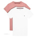 Dievčenské tričko 2Pack CN TEE SS UG0UG00307 0VP white/pink - Tommy Hilfiger