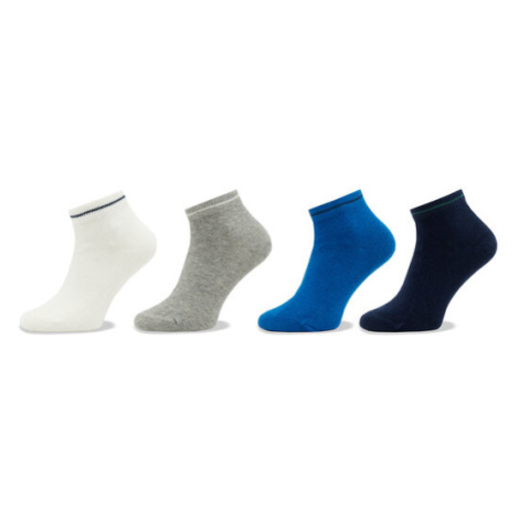 United Colors Of Benetton Súprava 4 párov členkových detských ponožiek 6AO307023 Farebná