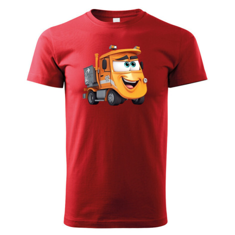 Detské tričko s potlačou nákladného auta - tričko pre malých dobrodruhov