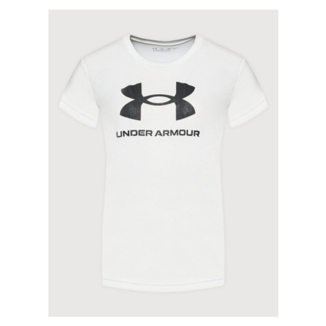 Under Armour Tričko Ua Sportstyle Logo 1363282 Biela Loose Fit