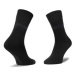 Tom Tailor Súprava 2 párov vysokých dámskych ponožiek 9702 Čierna