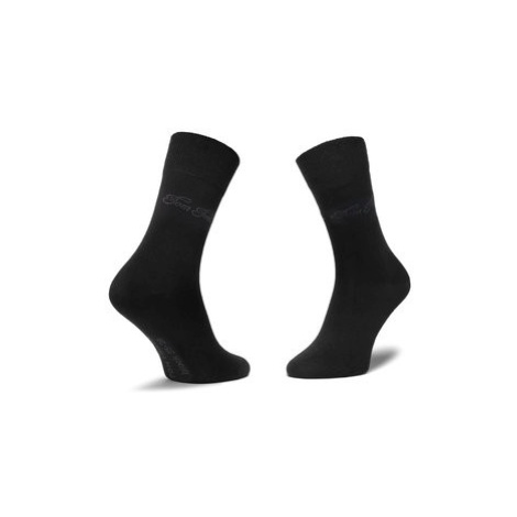 Tom Tailor Súprava 2 párov vysokých dámskych ponožiek 9702 Čierna