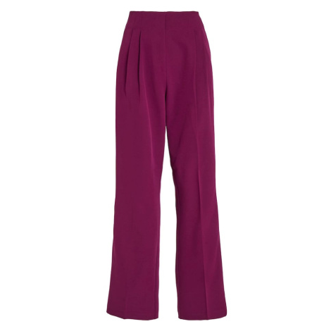VILA Plisované nohavice 'Angey'  purpurová