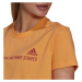 Tričko adidas Gradient Logo Cropped W GM5579