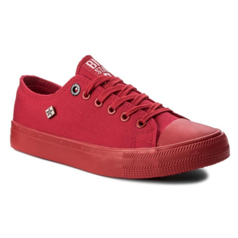 Women's classic sneakers Big Star - red