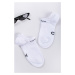 Biele členkové ponožky Sneaker Gripper - dvojbalenie