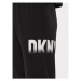 DKNY Sport Teplákové nohavice DP3P3379 Čierna Relaxed Fit