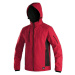 CXS DURHAM Pánska softshellová bunda červeno - čierna 123007226097