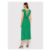 Dixie Koktejlové šaty A836T024 Zelená Regular Fit