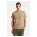 TRIČKO GANT REG TONAL SHIELD SS T-SHIRT CONCRETE BEIGE