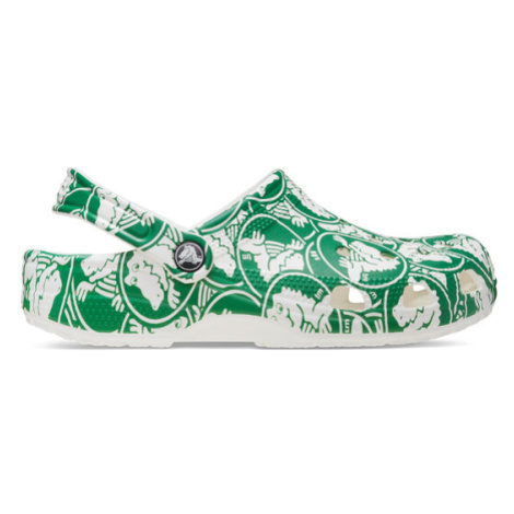 Crocs Šľapky Classic Duke Print Clog 210003 Zelená