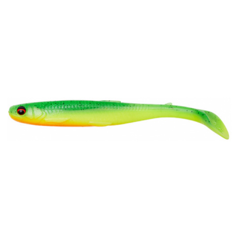 Savage gear gumová nástraha slender scoopl shad green yellow - 13 cm 12 g