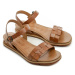 Tamaris 1-28244-28 hnedé dámske sandále na kline