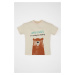 DEFACTO Baby Boy Animal Patterned Short Sleeve T-Shirt