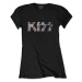 Kiss tričko Logo Čierna