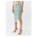 Guess Puzdrová sukňa Claire W3GD77 Z36T0 Zelená Slim Fit