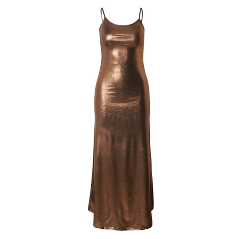 Warehouse Večerné šaty  bronzová