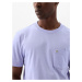 Tričko GAP Pocket Micro Logo Tee Fresh Lavender