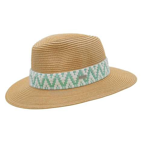 chillouts Klobúk  svetlohnedá / zelená / biela