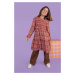 Dievčenské šaty Coccodrillo mini, áčkový strih
