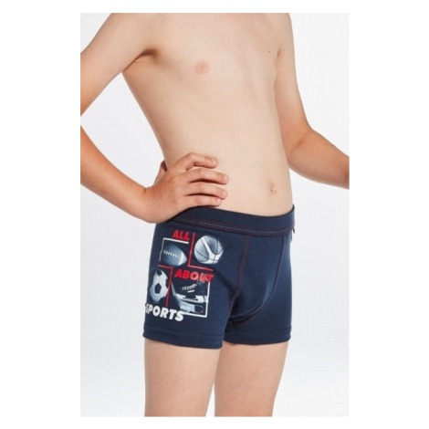 Chlapčenské boxerky Cornette 701/98 "SPORT 2" Kids Farba: Modrá